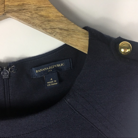 Banana Republic Navy Midi Dress - Picture 2 of 5